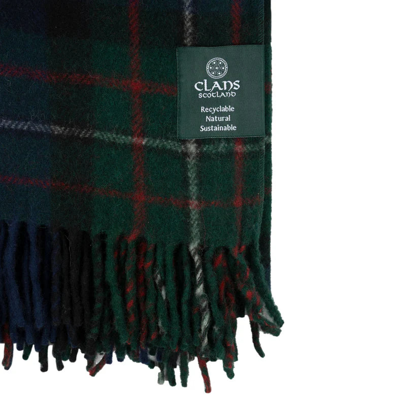 Fergusson Highland Wool Blend Tartan Blanket