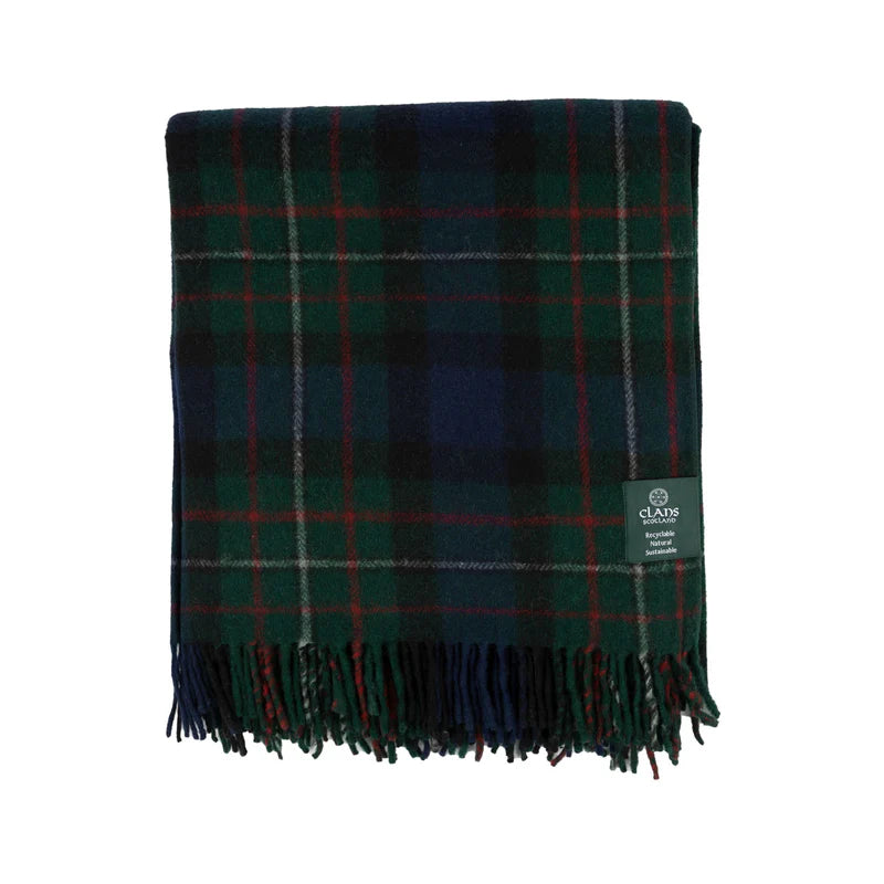 Fergusson Highland Wool Blend Tartan Blanket