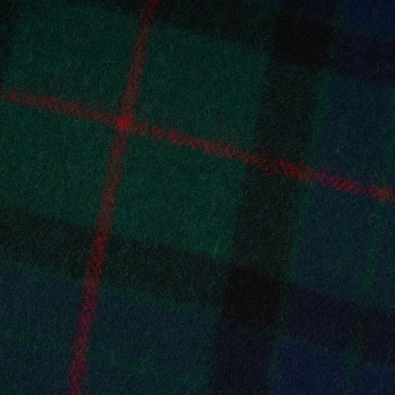 Gunn Highland Wool Blend Tartan Blanket