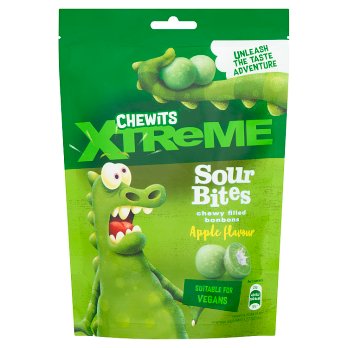 Chewits Extreme Sour Apple Juicy Bites 115g
