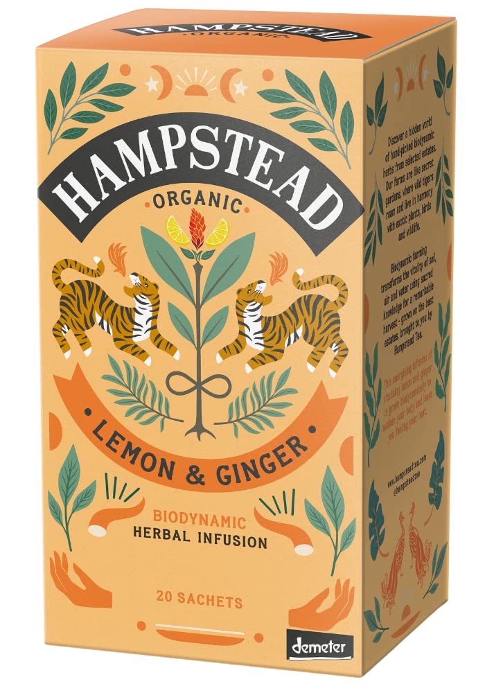 Hampstead Organic Lemon and Ginger Tea