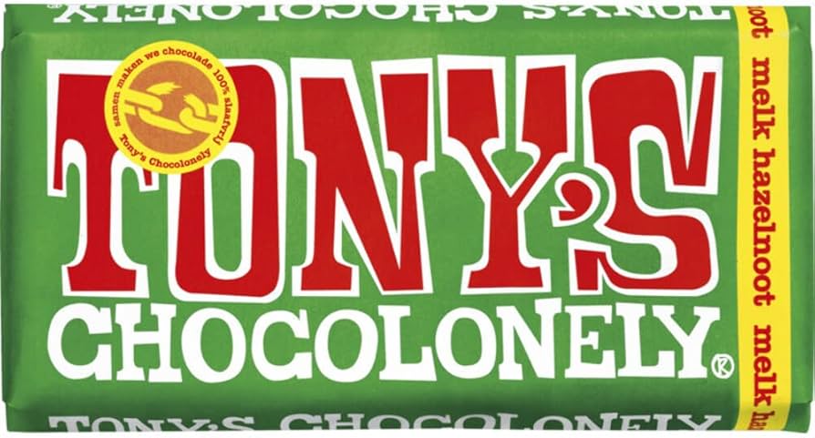 Tony's Chocolonley Hazelnut Bar 180g