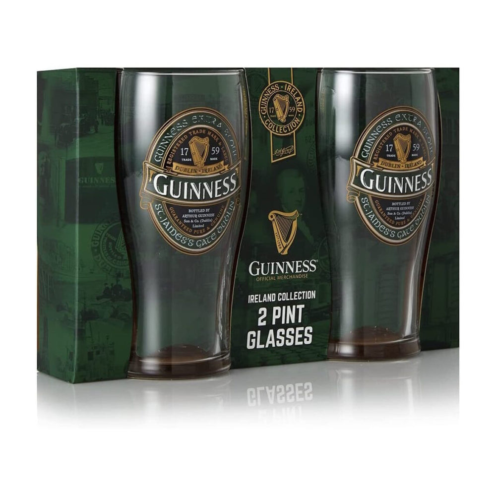 2 Pack Guinness Green Ireland Pint