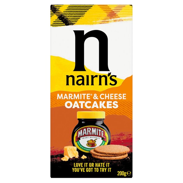 Nairn's Oatcakes Marmite Cheese 200g