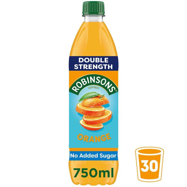 Robinsons Orange No Added Sugar Double Concentrate 750ml