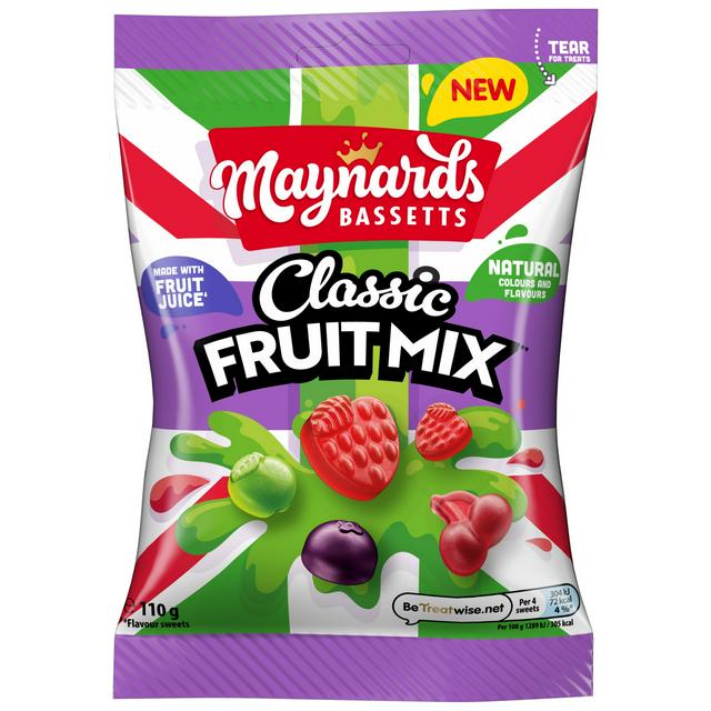 Maynards Bassetts Classic Fruit Mix 110g