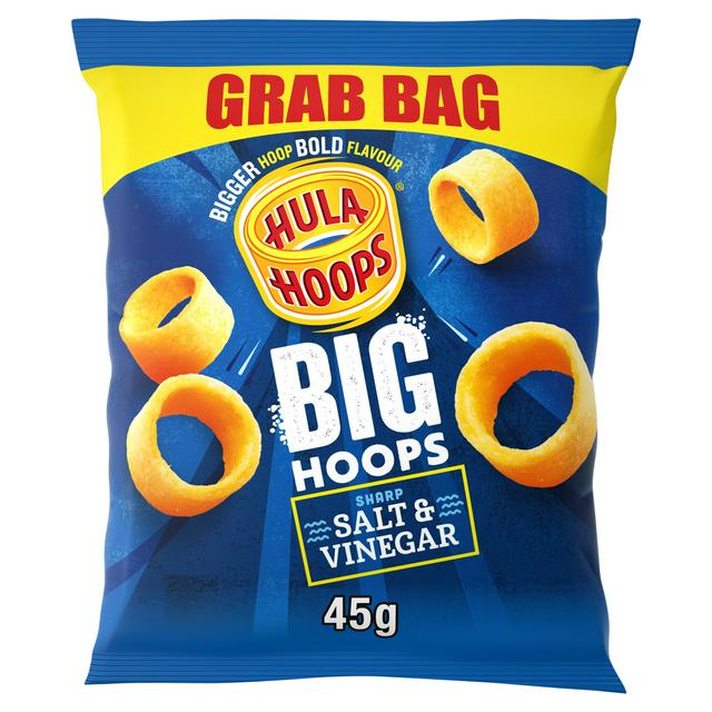 Hula Hoops Big Hoops Salt and Vinegar 45g