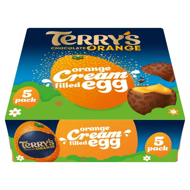 Terry's Chocolate Orange Cream Filled Egg 5 Pack 170g
