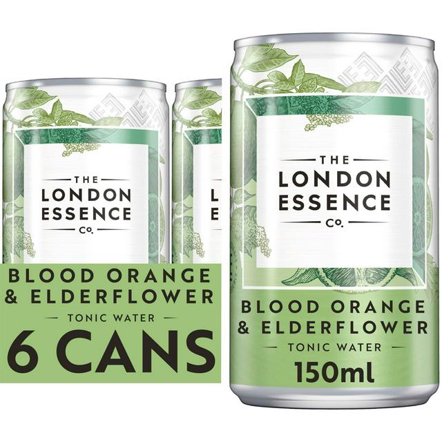 London Essence Orange and Elderflower Tonic Water 6 Pack (6x150ml)