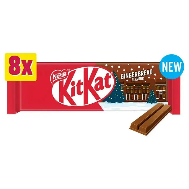 Nestle Kit Kat Gingerbread 2Finger 8 Pack