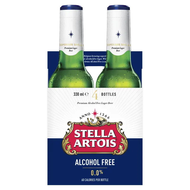 Stella Artois Alcohol Free 4 Pack