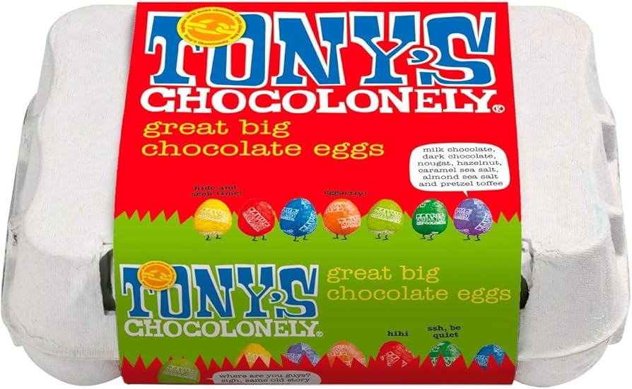 Tony's Chocolonely Chocolate Easter Egg Assortment 150g