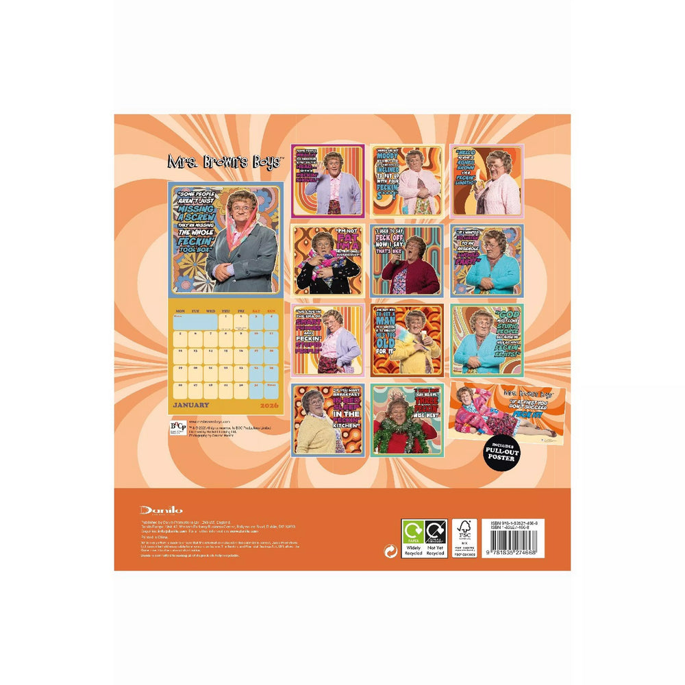 Mrs. Brown's Boys 2026 Calendar