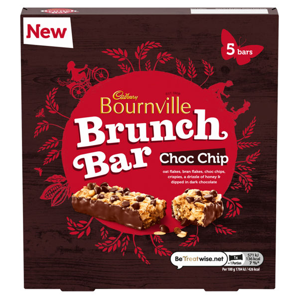Cadbury Bournville Oat Brunch Bar 5 Pack