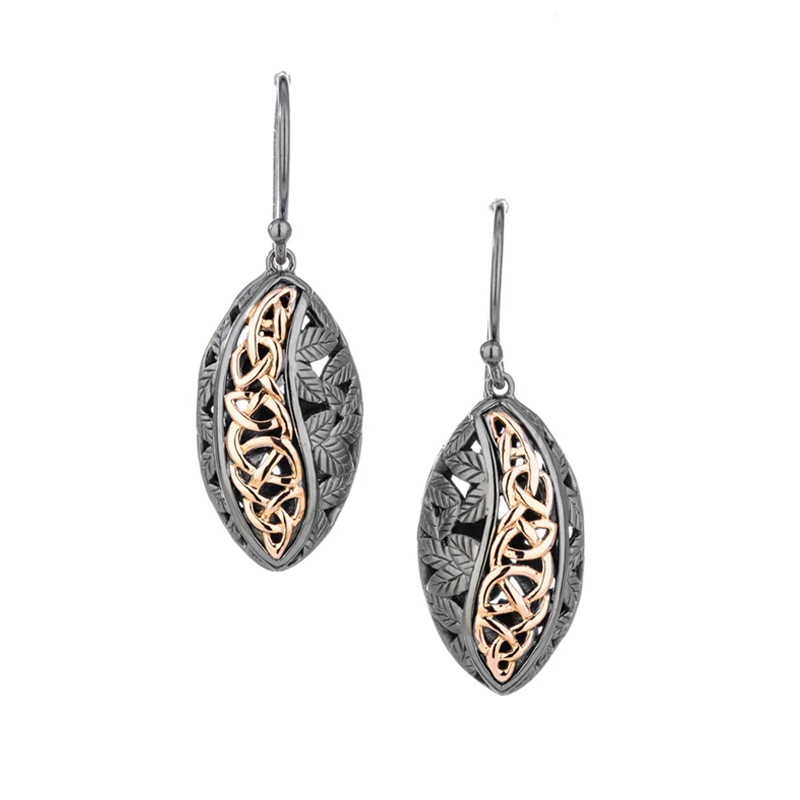 Eternity Leaf Earrings