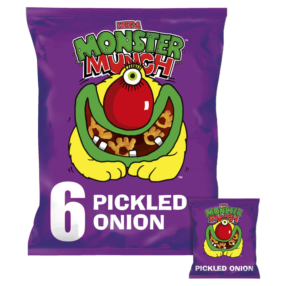 Walker's Monster Munch Mega Pickled Onion 6 Pack