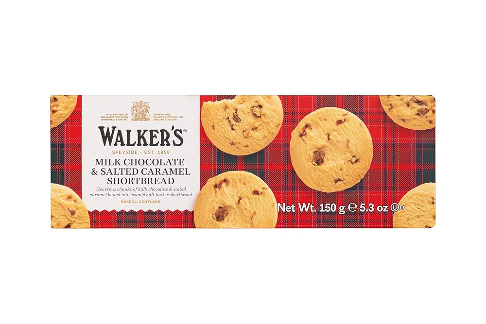 Walkers Salted Caramel & Chocolate Shortbread 150G