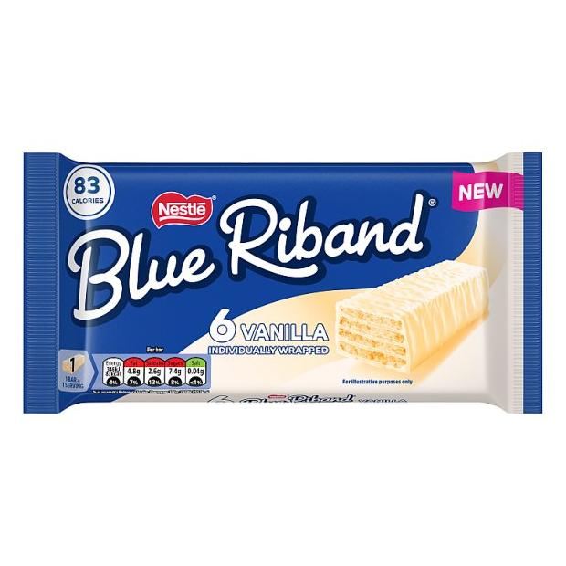 Nestle Blue Riband White 6pk