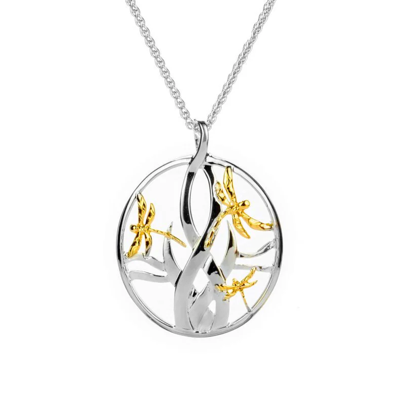 Dragonfly in Reeds Pendant