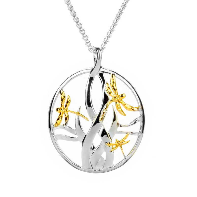 Dragonfly in Reeds Pendant