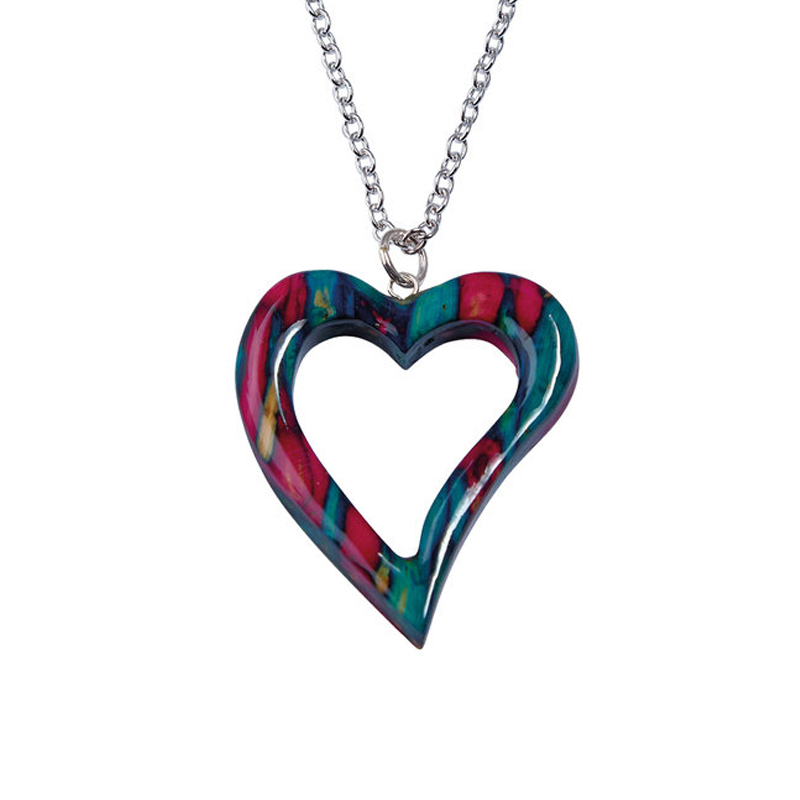 Heathergem Open Heart Pendant