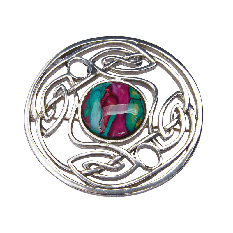 Large Celtic Weave Brooch