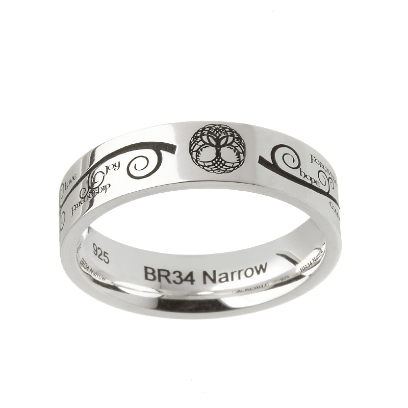 Tree of Life Ring - Narrow