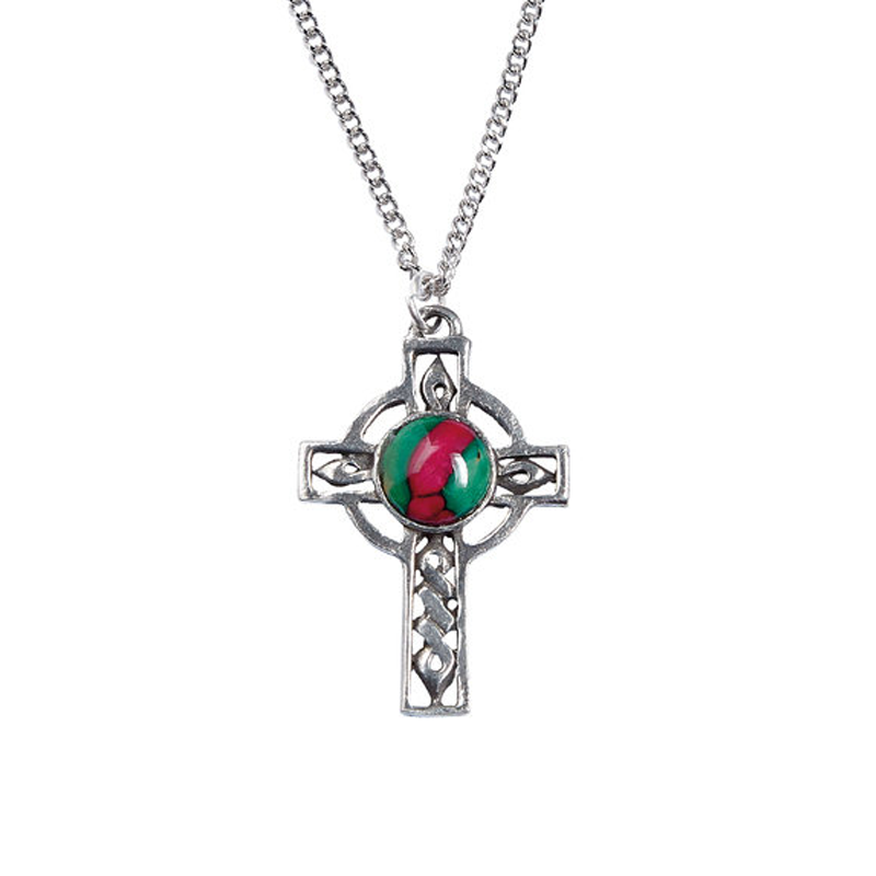 Celtic Cross Pewter Pendant