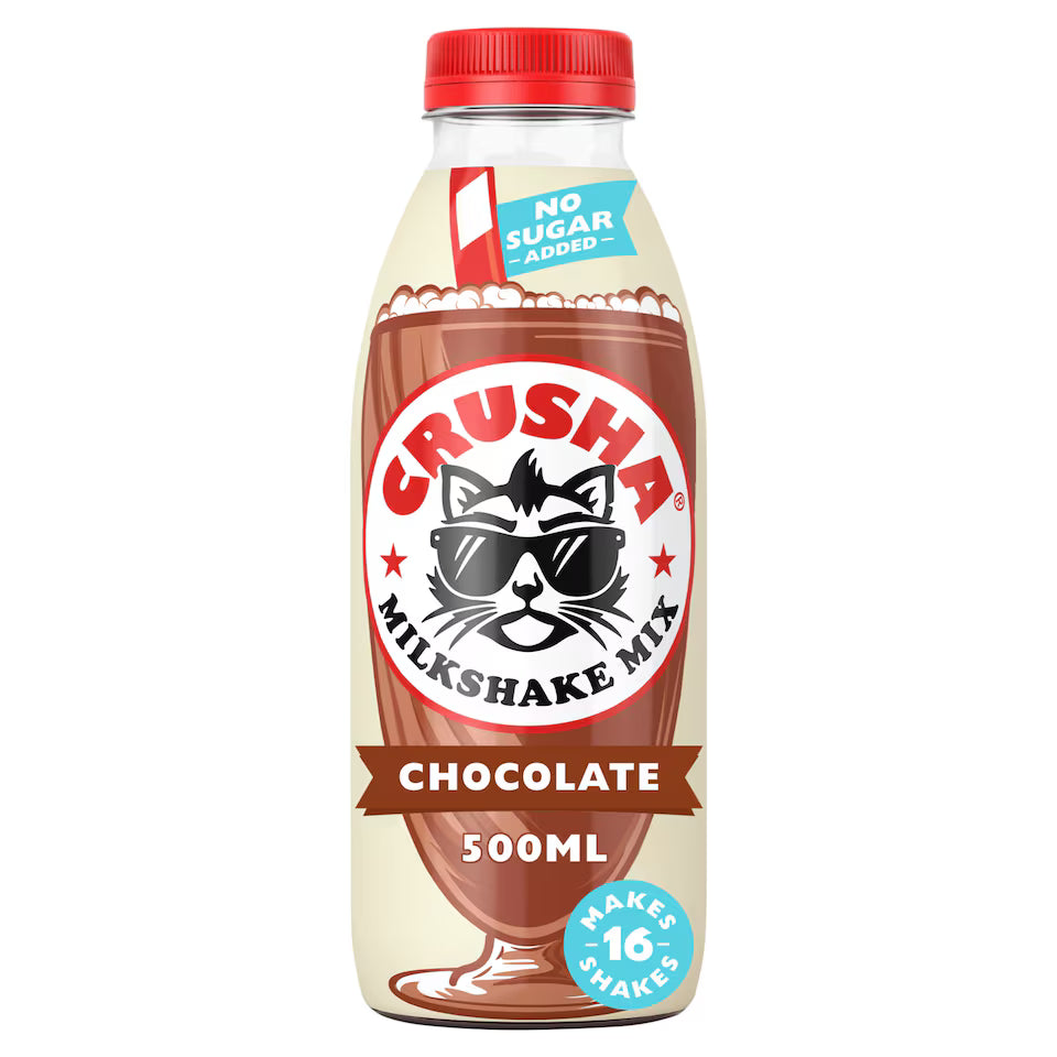 Crusha NAS Chocolate Milkshake Mix 500ml