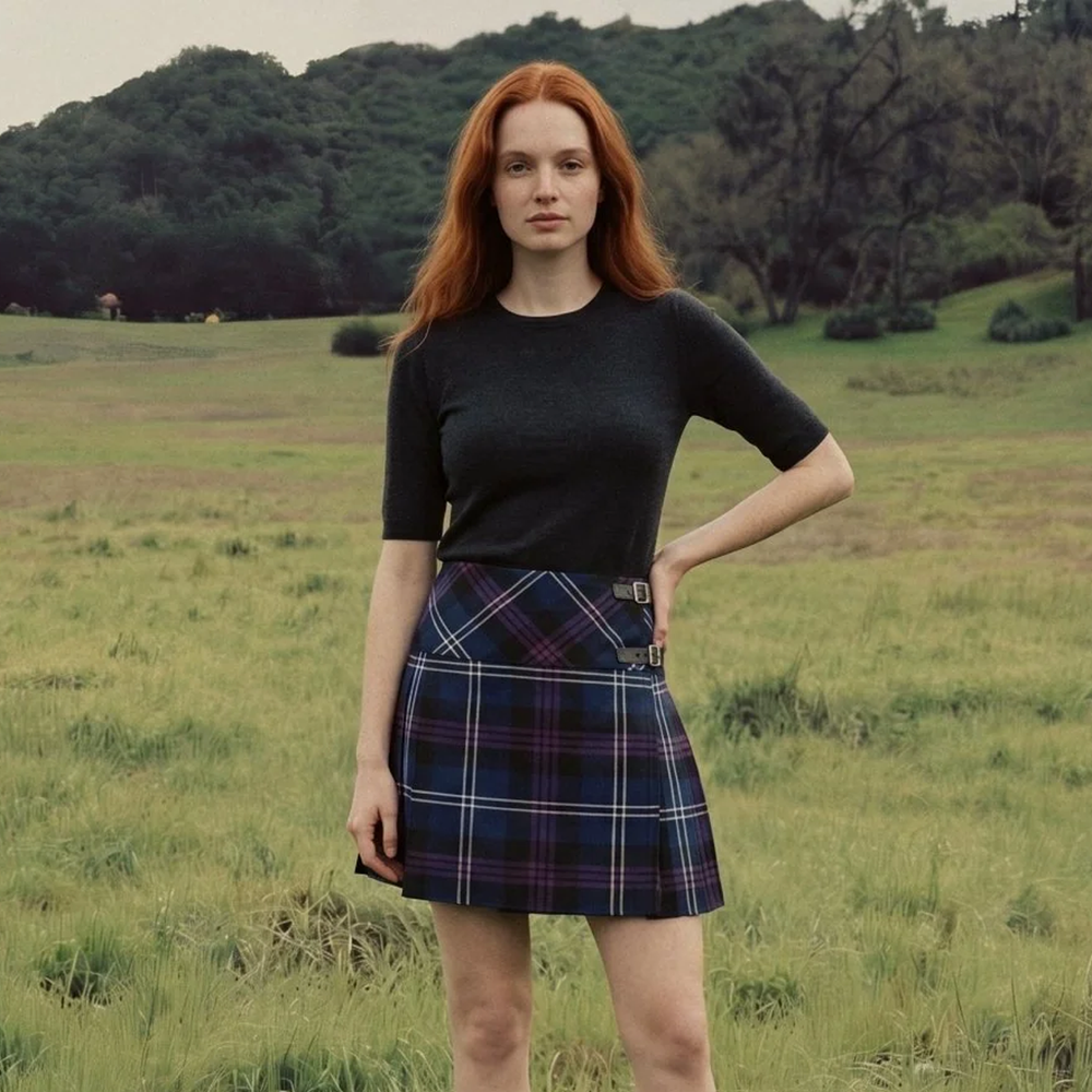 Ladies Deluxe Tartan Billie Kilt