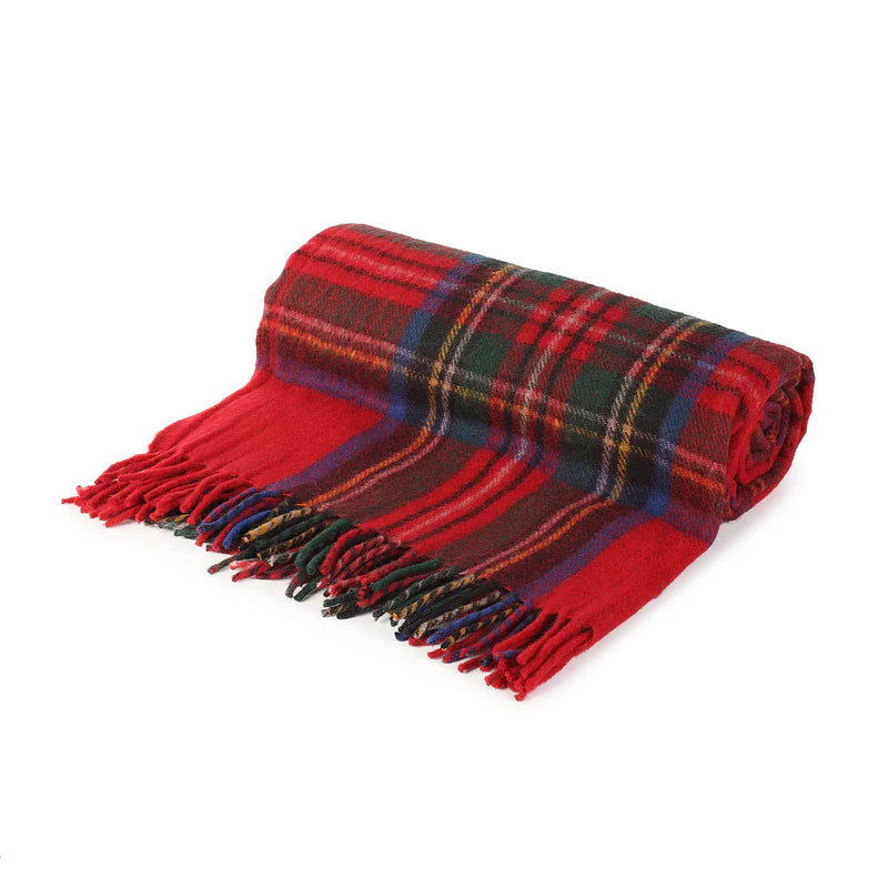 Royal Stewart Tartan Wool Blanket
