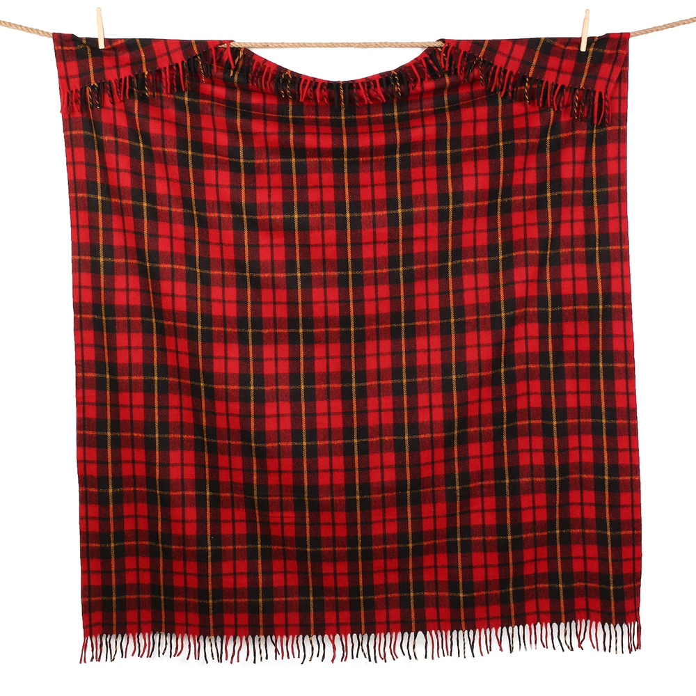Wallace Tartan Wool Blanket