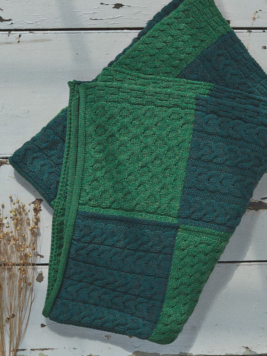 Patchwork Intarsia Blanket