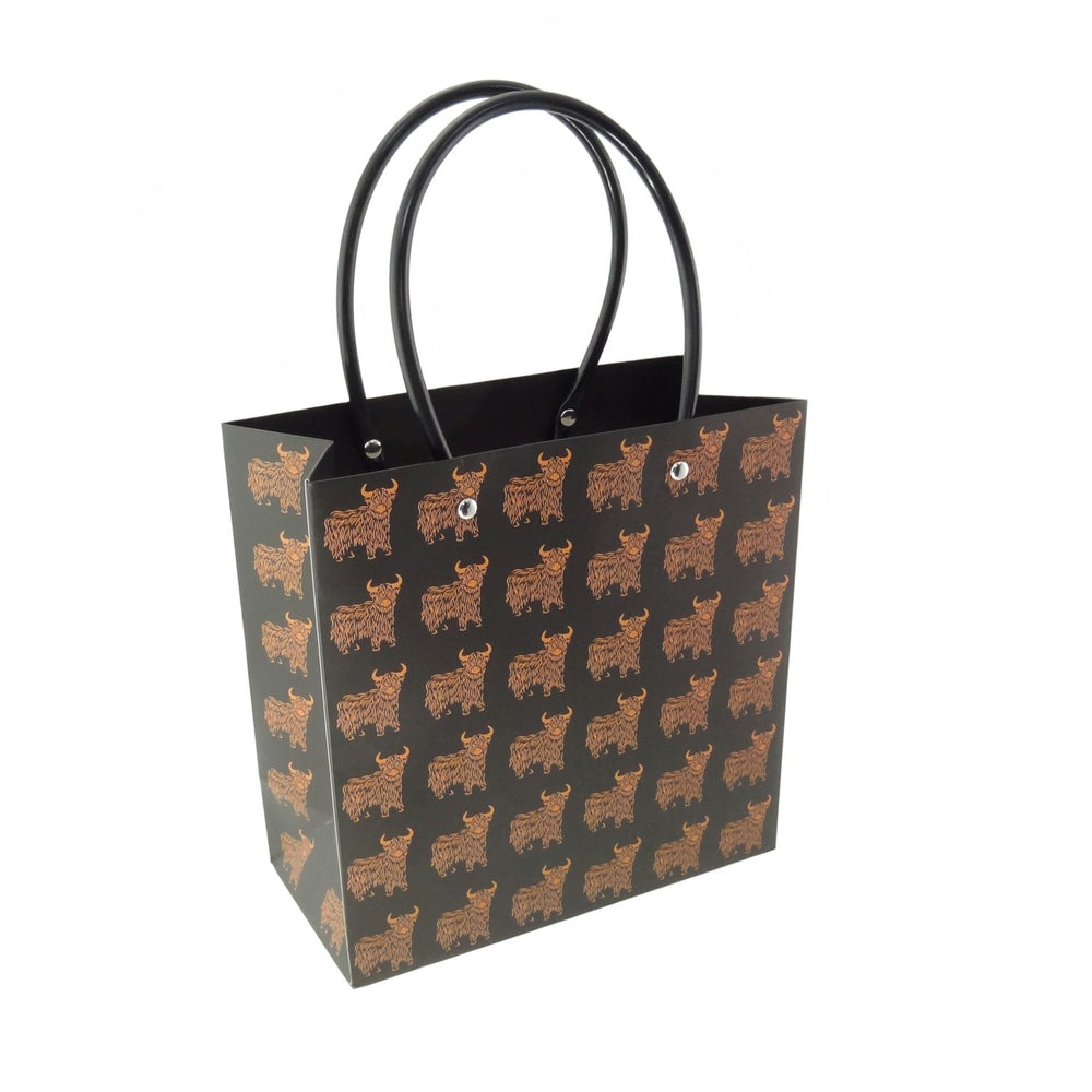 Highland Cow Repeat Gift Bag - Small