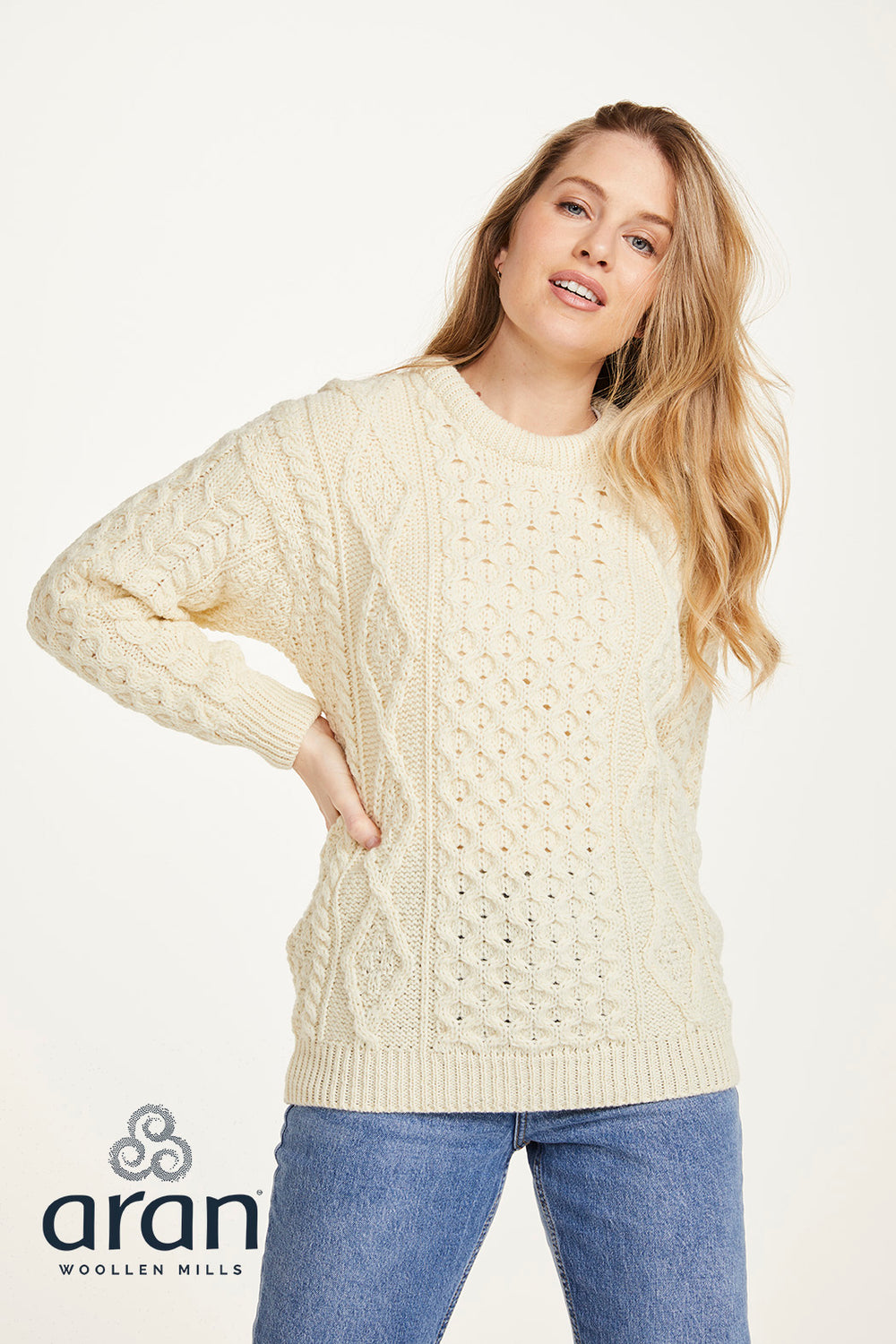 Heritage Aran Wool Sweater