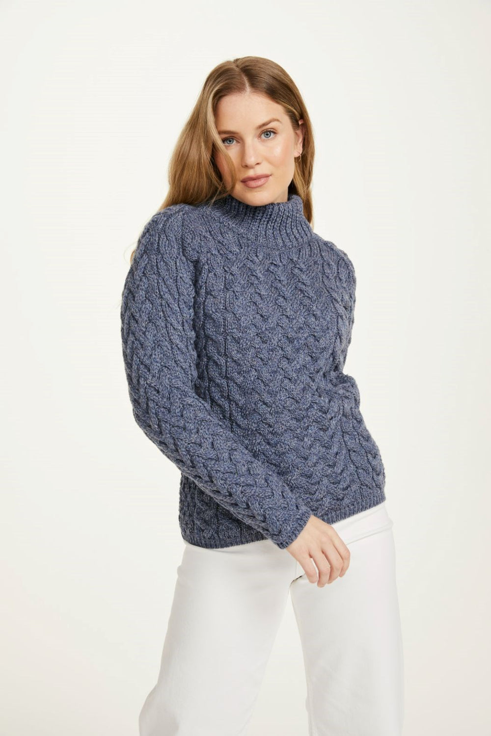 Shaped Crew Neck Sweater