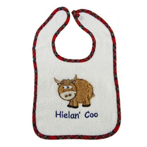 Embroidered Bib - Hielan' Coo