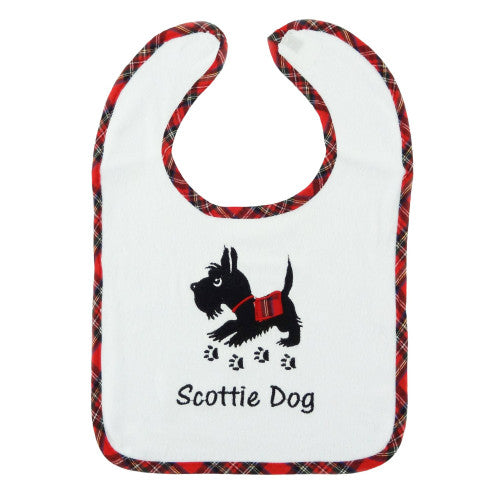 Embroidered Bib - Scottie