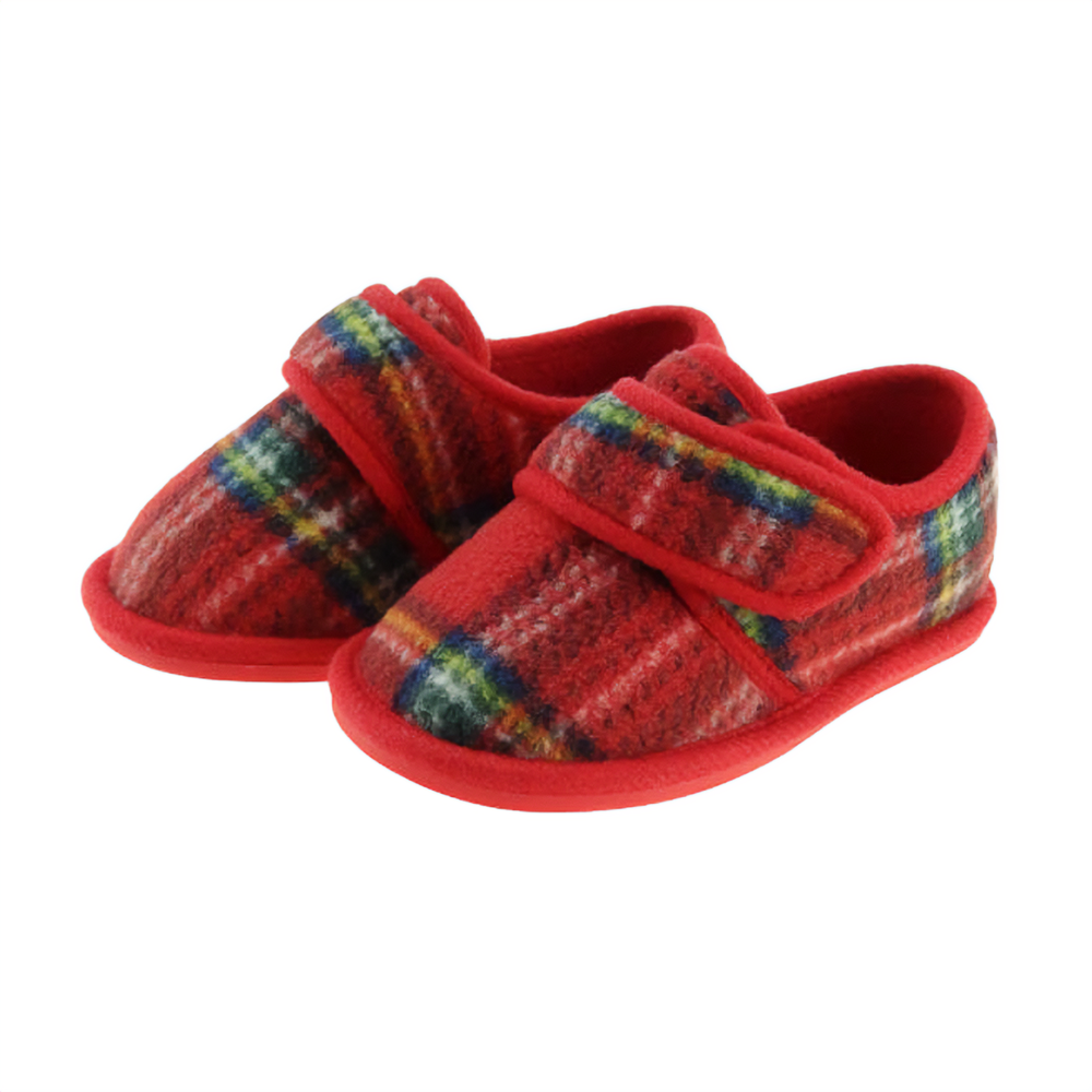 Royal Stewart Fleece Tartan Baby Slippers