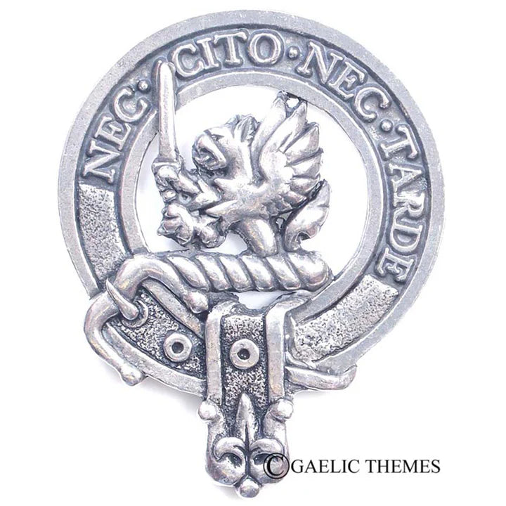 Scottish Clan Family Name Cap Badge Abercromby - Guthrie