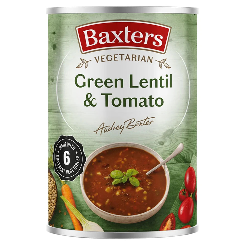 Baxter's Vegetarian Green Lentil and Tomato Soup 400g