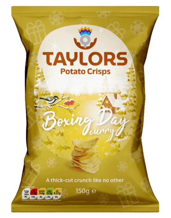 Taylor's Boxing Day Curry Crisps 150g
