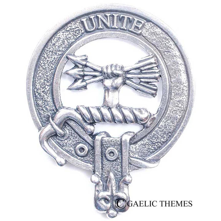Scottish Clan Family Name Cap Badge Abercromby - Guthrie