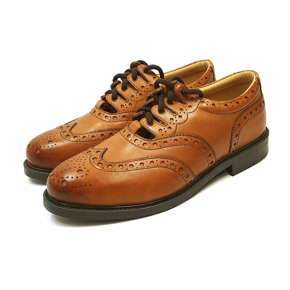 Brown Leather Ghillie Brogues Campsie