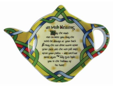 Irish Blessing Tea Bag Holder