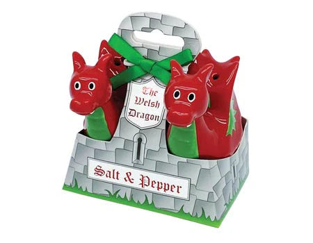 Baby Welsh Dragon Salt & Pepper Set