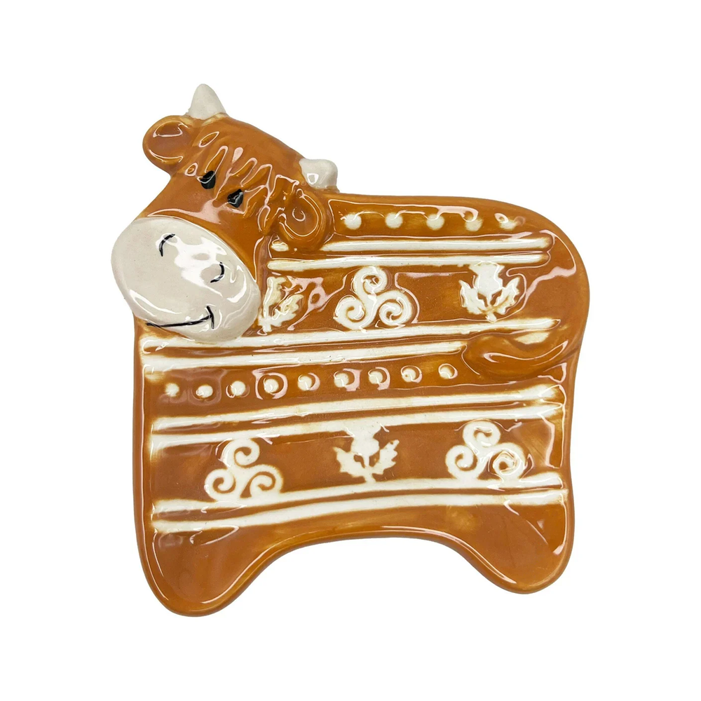 Highland Cow Woolly Ware Teabag Holder