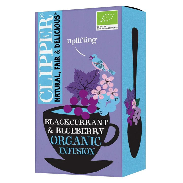 Clipper Organic Blackcurrant & Blueberry 20 Tea Bags