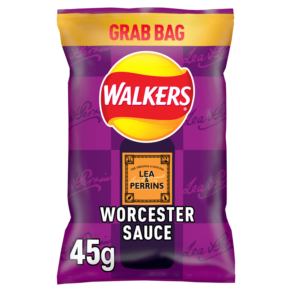 Walker's Crisps Lea & Perrins Worcester Sauce 45g