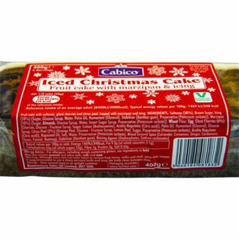 Cabico Iced Christmas Cake 400g